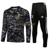 Juventus Black Sweatshirts Anzüge Suit 2021-22 Graue Für Herren